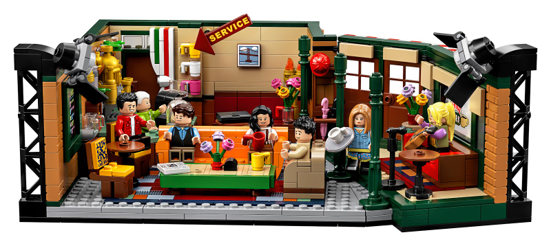 Illustration for article titled Lego’s Friends Central Perk Set Is An Impressive Collection Of Tiny White People